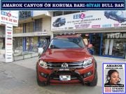 AMAROK CANYON ÖN KORUMA BARI PARLAK SİYAH BULL BAR AMAROK CANYON BAKIR TURUNCU AKSESUARLARI