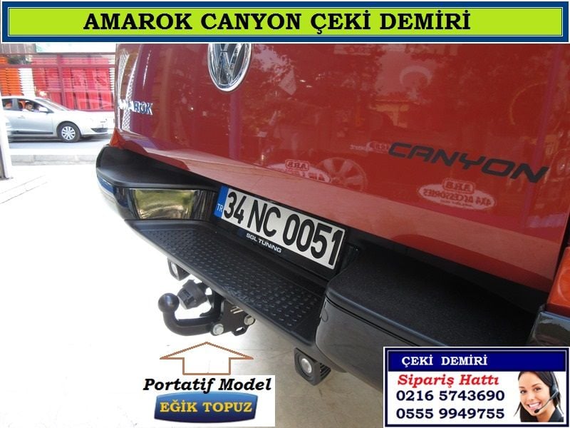SGL-45301A-C AMAROK CANYON ÇEKİ DEMİRİ EĞİK TOPUZ SÖKÜLEBİLİR TİP AMAROK CANYON BAKIR TURUNCU AKSESUARLARI