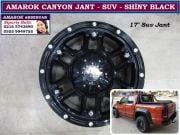 AMAROK CANYON 17'' SİYAH JANT SHİNY AMAROK CANYON BAKIR TURUNCU AKSESUARLARI