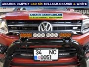 AMAROK CANYON LED SİS FARI BULLBAR ORANGE WHİTE AMAROK CANYON BAKIR TURUNCU AKSESUARLARI