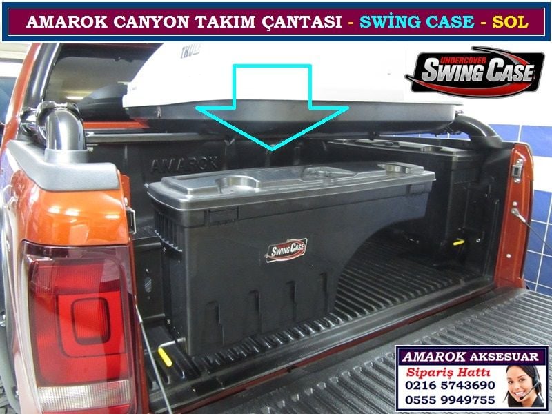 AMAROK CANYON KASA İÇİ BOX SWİNG CASE SOL AMAROK CANYON BAKIR TURUNCU AKSESUARLARI