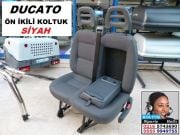 DUCATO ÖN İKİLİ KOLTUK ORJİNAL SİYAH KOLTUK