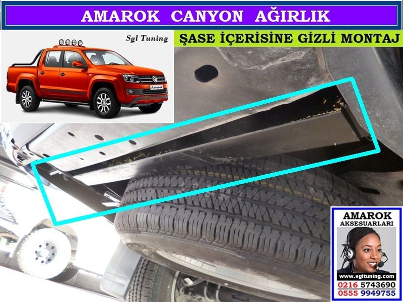 AMAROK AĞIRLIK ŞASE İÇİ GİZLİ AMAROK AKSESUARLARI