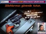 SGL-KASA-12C SHOTLOCK COMPACT CCW SOLO-VAULT ÇELİK KASA MİNİ SİLAH KASASI
