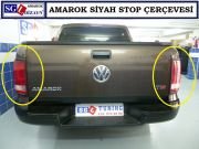 AMAROK SİYAH STOP ÇERÇEVESİ AMAROK AKSESUARLARI