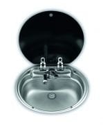 Karavan SMEV VA7306FP Yuvarlak Cam Kapaklı Eviye