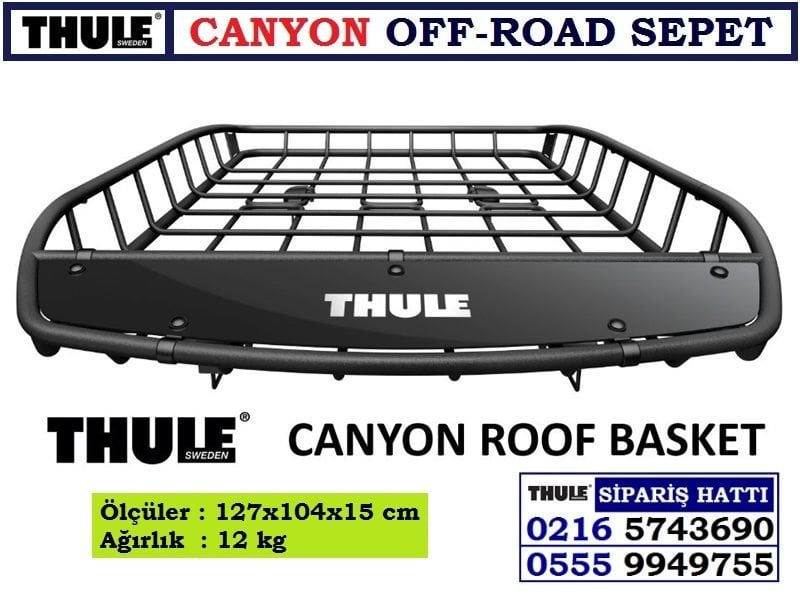 LADA NİVA THULE CANYON XT 859 AÇIK SEPET TİPİ TAVAN YÜK TAŞIYICI