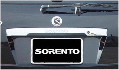 10117 KİA SORENTO KROM PLAKA ÜSTÜ KAPLAMASI KİA SORENTO AKSESUARLARI