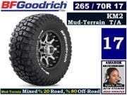 AMAROK 4X4 OFF-ROAD LASTİK BF GOODRICH MUD-TERRAIN T/A KM2 265x70x17
