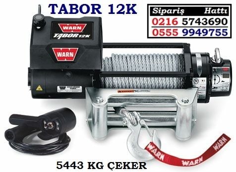 TABOR 12K VİNÇ 12000 lbs 5443 kg ÇEKME KAPASİTESİ