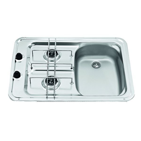 Marin SMEV MO917R 2-Gözlü Gazlı Ocak - (Sağdan Eviye)