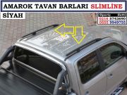 SLİMLİNE SİYAH AMAROK TAVAN BARLARI AMAROK AKSESUARLARI