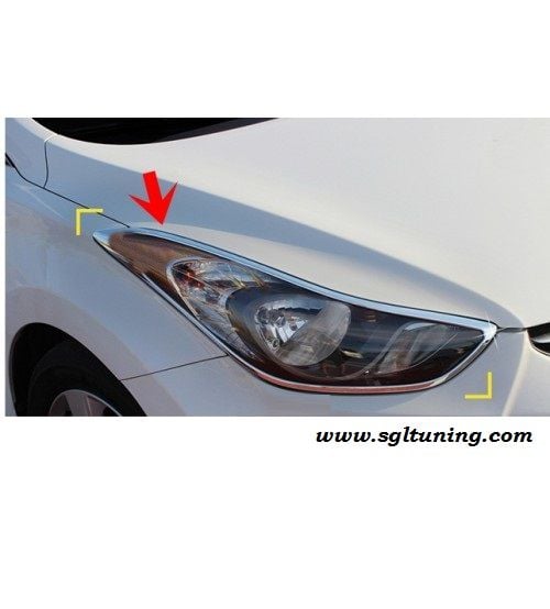 14109 HYUNDAİ ACCENT BLUE KROM FAR ÇERÇEVESİ HYUNDAİ ACCENT BLUE AKSESUARLARI