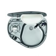 Marin SMEV MO8821RM Cam Kapaklı Ocak/Eviye Kombinasyonu