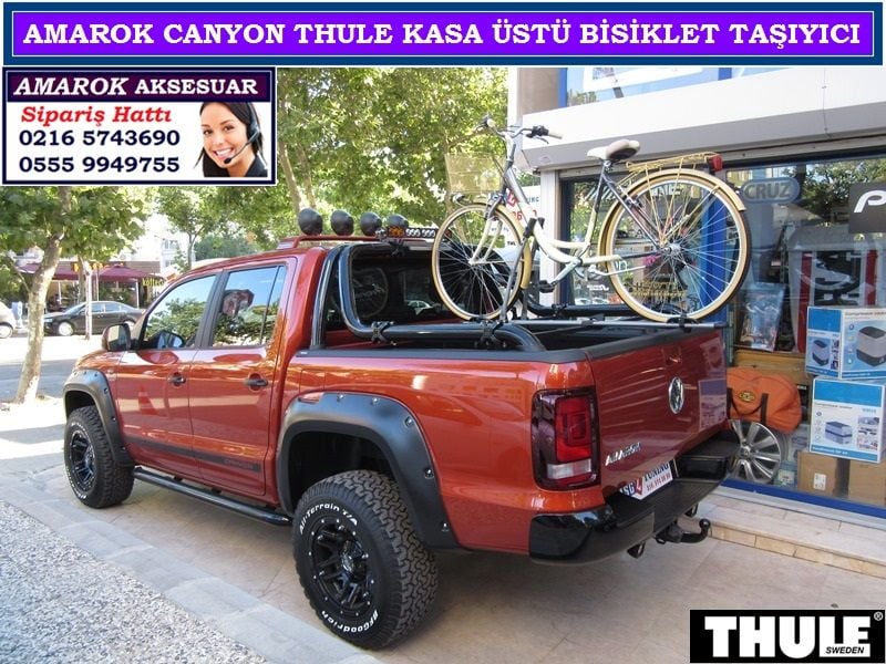 AMAROK CANYON THULE FREERİDE 532 BİSİKLET TAŞIYICI VE TAŞIYICI BAR
