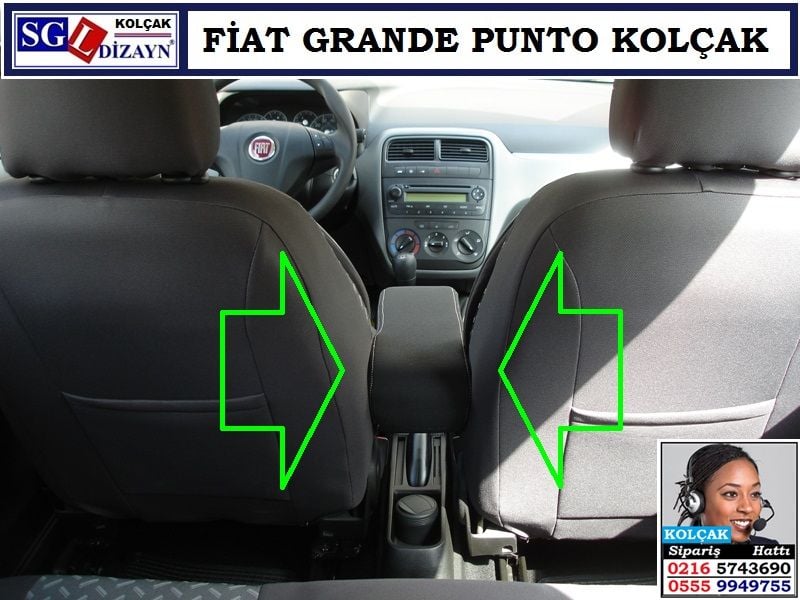 SGL-12107 FİAT GRANDE PUNTO KOLÇAK FİAT GRANDE PUNTO AKSESUARLARI