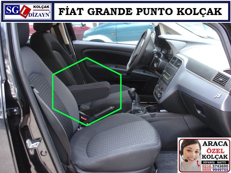 SGL-12107.3 FİAT GRANDE PUNTO KOLÇAK FİAT GRANDE PUNTO AKSESUARLARI
