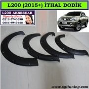 L200 2015+ İTHAL DODİK FENDER FLARES YENİ L200 2015+ AKSESUARLARI