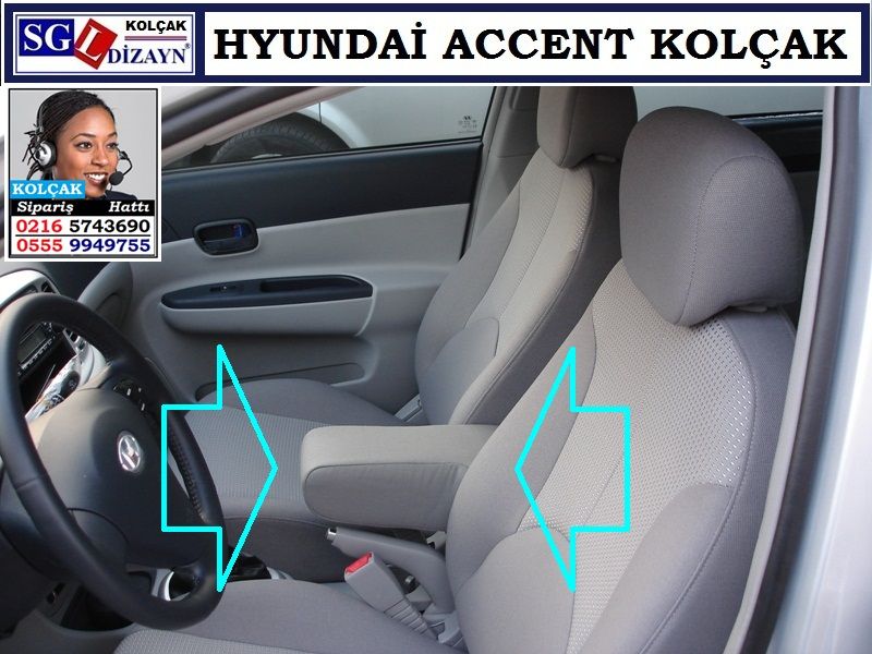 SGL-16100.1 HYUNDAİ ACCENT KOLÇAK HYUNDAİ ACCENT AKSESUARLARI