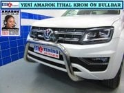 YENİ AMAROK V6 İTHAL ÖN KORUMA BARI KROM BULL BAR YENİ AMAROK V6 AKSESUARLARI
