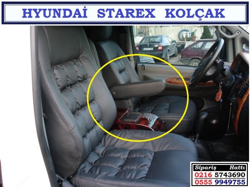 SGL-16104 HYUNDAİ STAREX DERİ KOLÇAK HYUNDAİ STAREX AKSESUARLARI