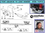 V6-S-1-3 YENİ AMAROK V6 AKSESUARLARI AMAROK V6 ÇEKİ DEMİRİ EĞİK TOPUZ SGL
