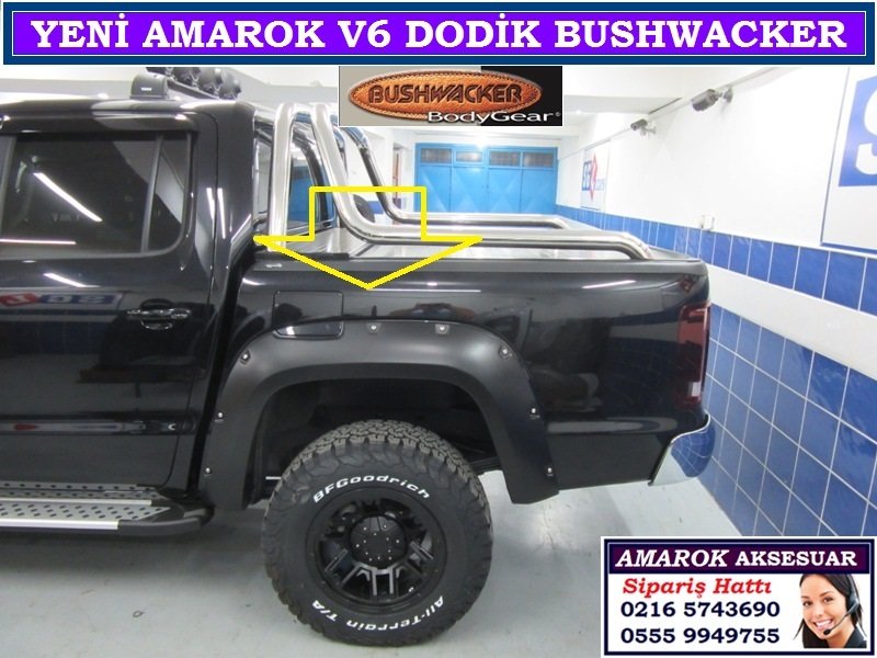 V6-S-1-9 YENİ AMAROK V6 DODİK BUSHWACKER FENDER FLARES USA SGL TUNİNG