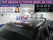 V6-S-1-15 YENİ AMAROK V6 AKSESUARLARI CANYON ANGEL SİS FARI SETİ EDGE BAR