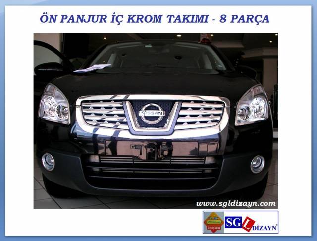 10108 QASQAİ KROM ÖN PANJUR TAKIMI QASHQAİ AKSESUARLARI