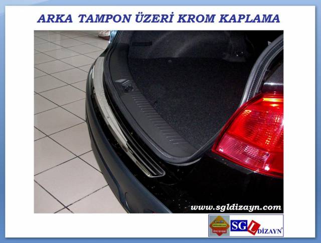10110 QASHQAİ KROM ARKA TAMPON ÜZERİ QASHQAİ AKSESUARLARI
