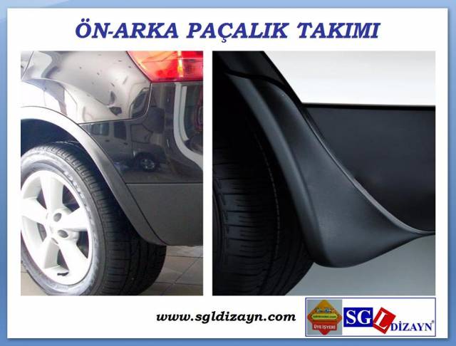 SGL04 QASHQAİ ORJİNAL PAÇALIK TAKIMI ÖN ARKA QASHQAİ AKSESUARLARI