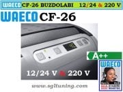 Oto Buzdolabı CF-26 (12/24/220v) Waeco CoolFreeze Soğutucu - Derin Dondurucu CF-26 (Kompresörlü)