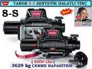 TABOR 8-S VİNÇ SENTETİK HALATLI 8000 lbs 3629 kg ÇEKME KAPASİTESİ