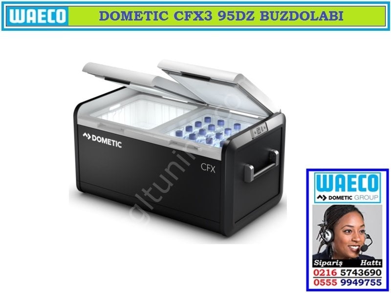 Waeco Buzdolabı Dometic & Waeco CFX3 95DZ CoolFreeze 93 lt. Çift Bölge Kompresörlü Soğutucu
