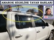 HİGHLİNE GRİ AMAROK TAVAN BARLARI AMAROK AKSESUARLARI