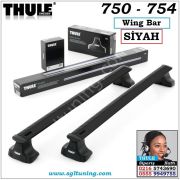 Thule Wingbar Evo Normal Tavanlı Araç Üzeri Taşıyıcı Sistem - Siyah 7105-754-750