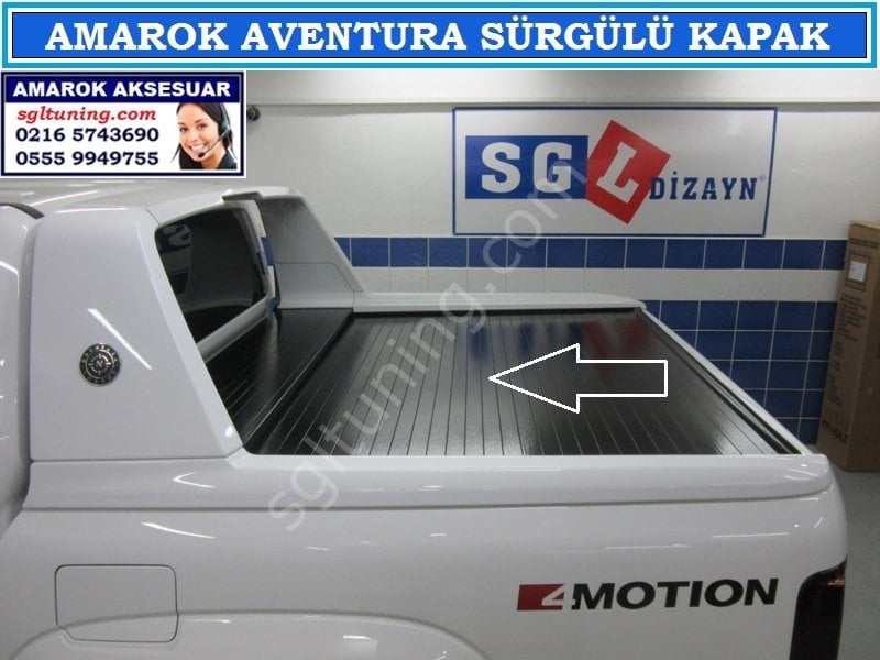 YENİ AMAROK V6 AVENTURA BEYAZ SÜRGÜLÜ KAPAK SGLTUNİNG