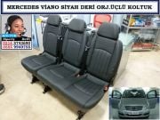 VİANO ÜÇLÜ KOLTUK SİYAH DERİ ORJİNAL