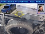 YENİ AMAROK V6 AVENTURA AĞIRLIK ŞASE İÇERİSİNE GİZLİ SGL TUNİNG