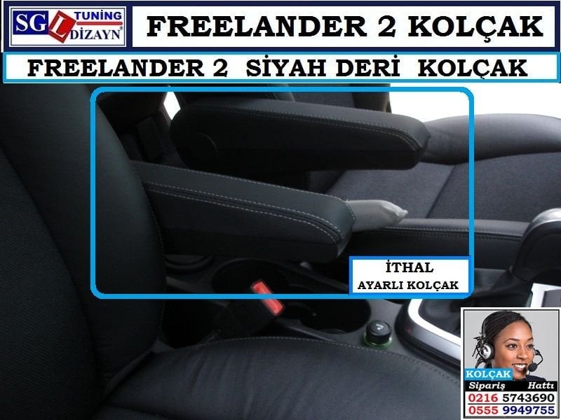 SGL04 FREELANDER 2 KOLÇAK SİYAH DERİ İTHAL AYARLI FREELANDER 2 AKSESUARLARI