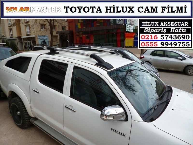 TOYOTA HİLUX CAM FİLMİ UYGULAMASI HİLUX AKSESUARLARI