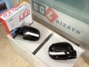 10515 SSANGYONG ACTYON SPORTS SİNYALLİ AYNA KAPAĞI SİYAH SSANGYONG ACTYON SPORTS AKSESUARLARI