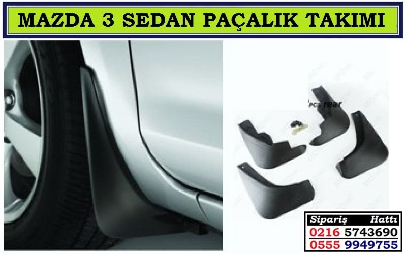SGL01 MAZDA 3 SEDAN PAÇALIK TAKIMI MAZDA 3 SEDAN AKSESUARLARI