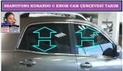 SGL01 KORANDO C KROM CAM ÇERÇEVE TAKIMI KORANDO C AKSESUARLARI