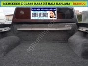 X-CLASS KASA İÇİ HALI KAPLAMA BEDRUG MERCEDES X-CLASS AKSESUARLARI