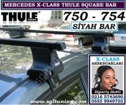 X-CLASS THULE SİYAH KARE ÇELİK BARLI TAŞIYICI SİSTEM 754-763-1781