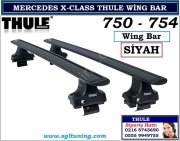 X-CLASS THULE ALÜMİNYUM SİYAH WİNG BARLI TAŞIYICI SİSTEM 7105 (754-963-1781)