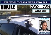 X-CLASS THULE ALÜMİNYUM WİNG BARLI TAŞIYICI SİSTEM 7105 (754-963-1781)