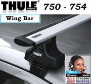X-CLASS THULE ALÜMİNYUM WİNG BARLI TAŞIYICI SİSTEM 7105 (754-963-1781)