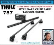 X-CLASS THULE SİYAH KARE ÇELİK BARLI TAŞIYICI SİSTEM 757-769